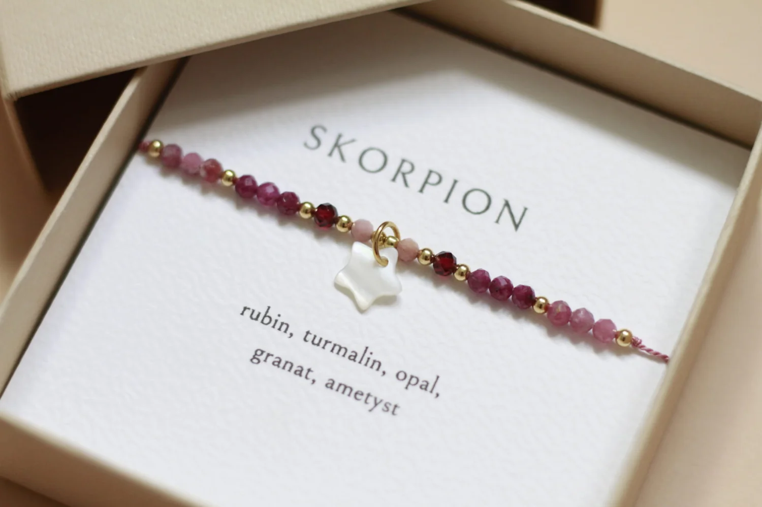 Skorpion - Bransoletka znaku zodiaku 