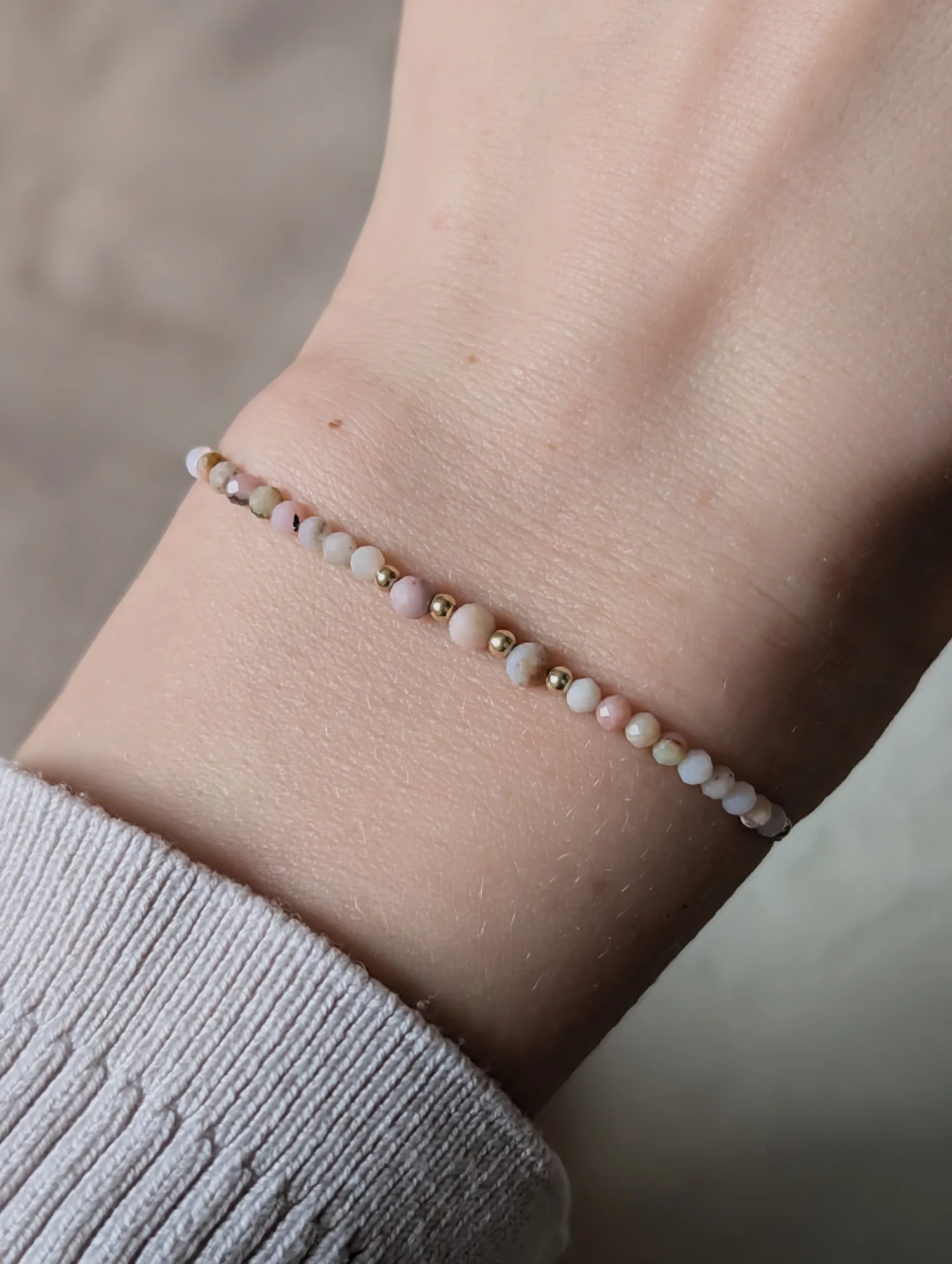 Bransoletka z opalu peruwiańskiego 