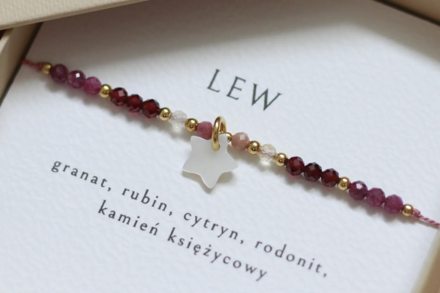 Lew - Bransoleta znaku zodiaku 