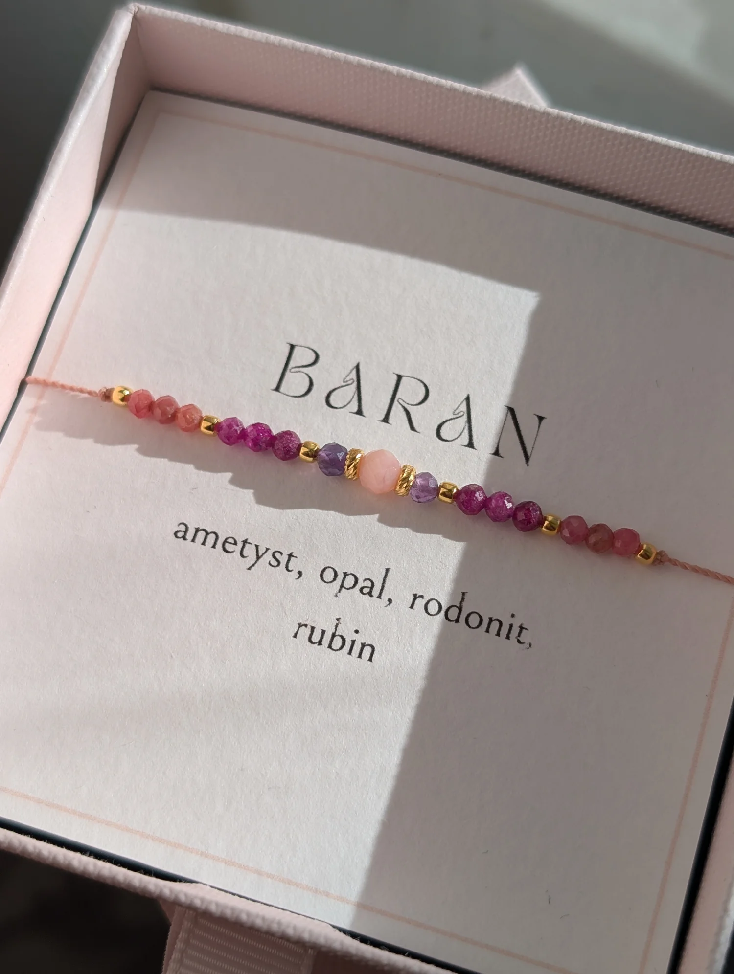 Baran - Bransoletka znaku zodiaku 