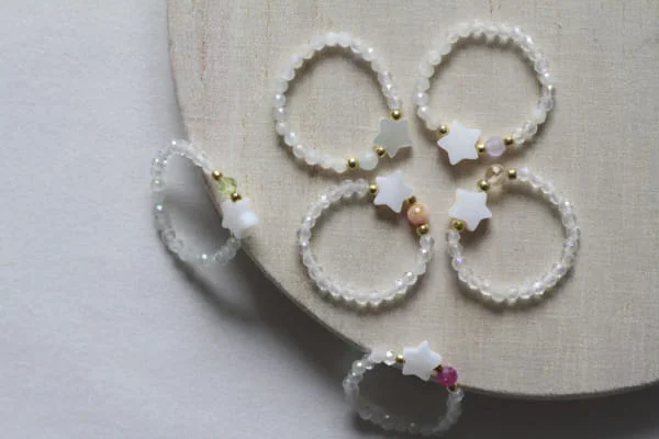 PIERŚCIONEK ELASTYCZNY | KAMIEŃ URODZENIOWY