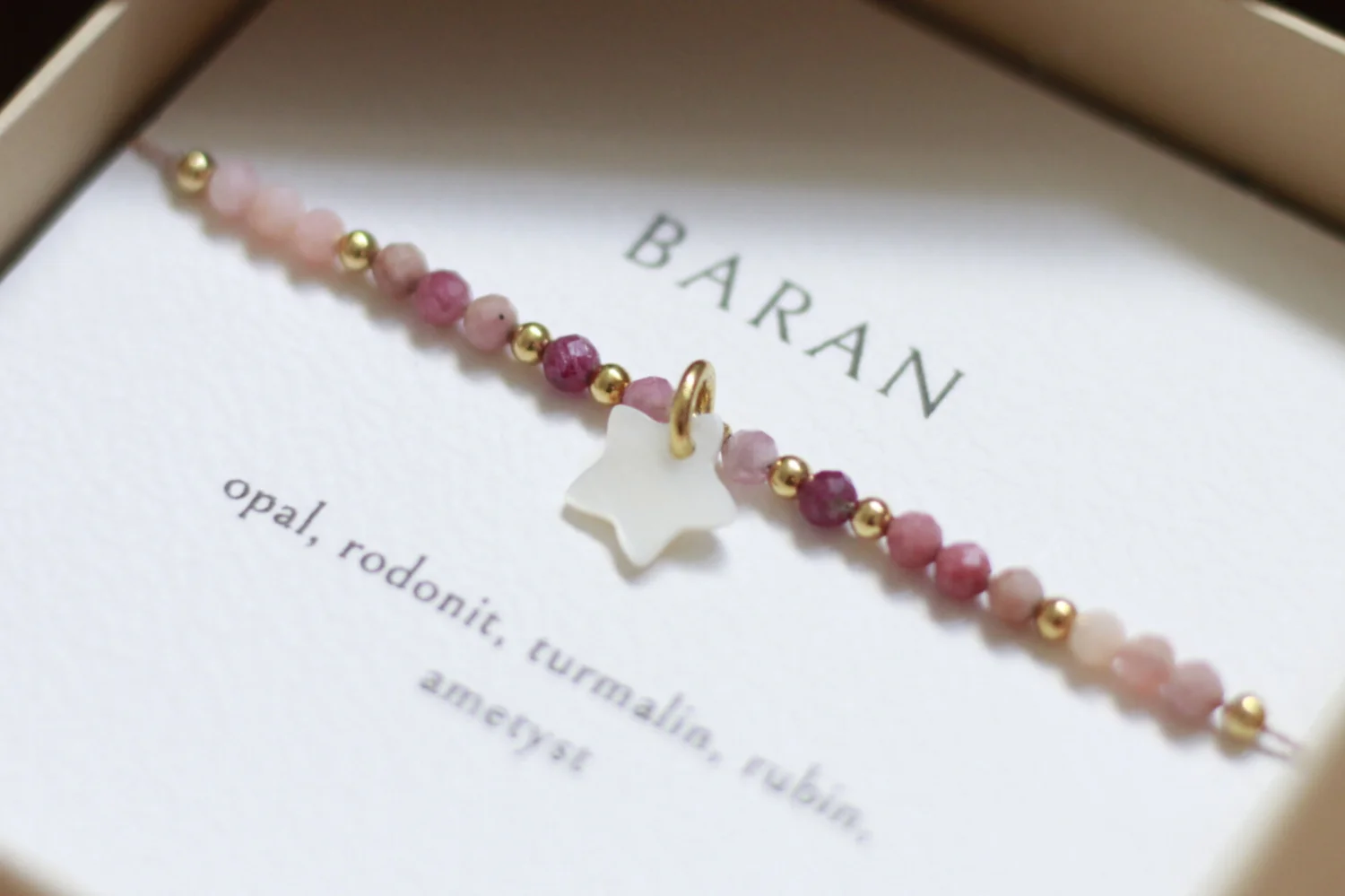 Baran - Bransoletka znaku zodiaku 