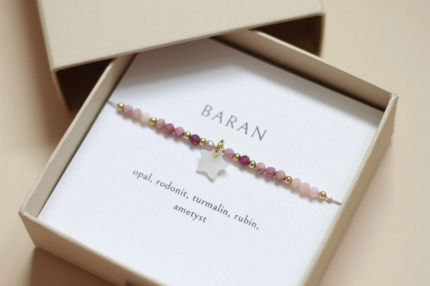 Baran - Bransoletka znaku zodiaku 