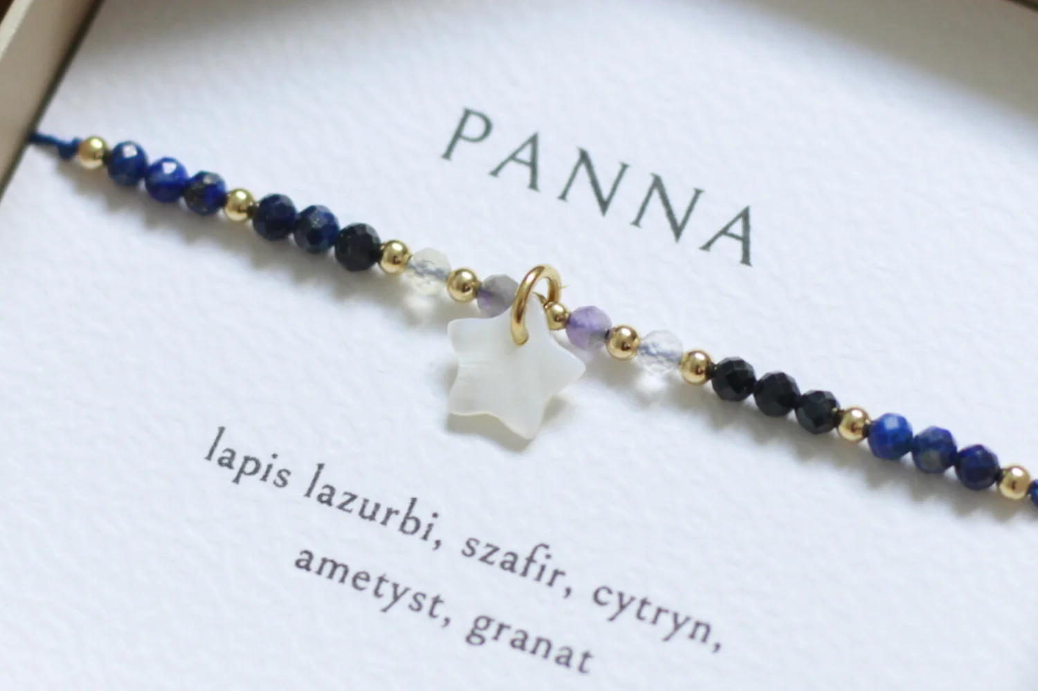 Panna - bransoletka znaku zodiaku 