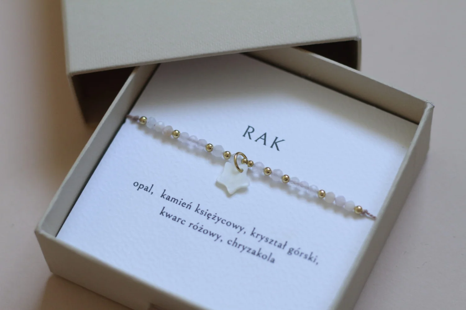 Rak - Bransoletka znaku zodiaku 