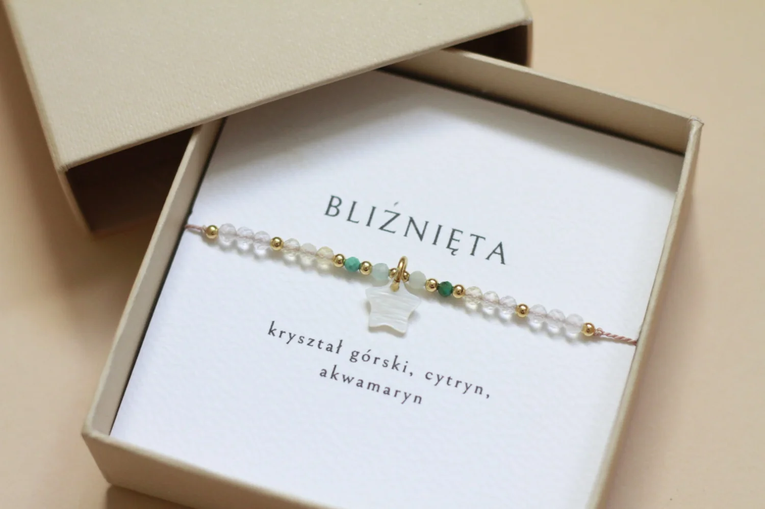  Bliźnięta - Bransoletka znaku zodiaku 