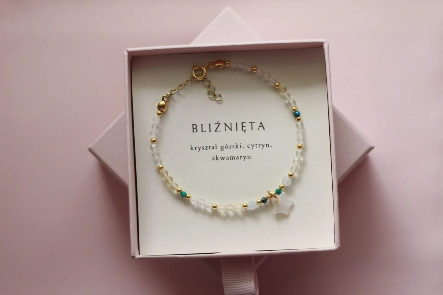  Bliźnięta - Bransoletka znaku zodiaku 