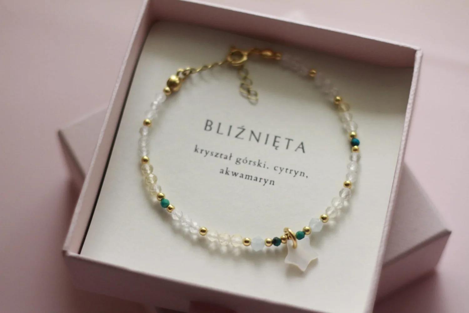  Bliźnięta - Bransoletka znaku zodiaku 