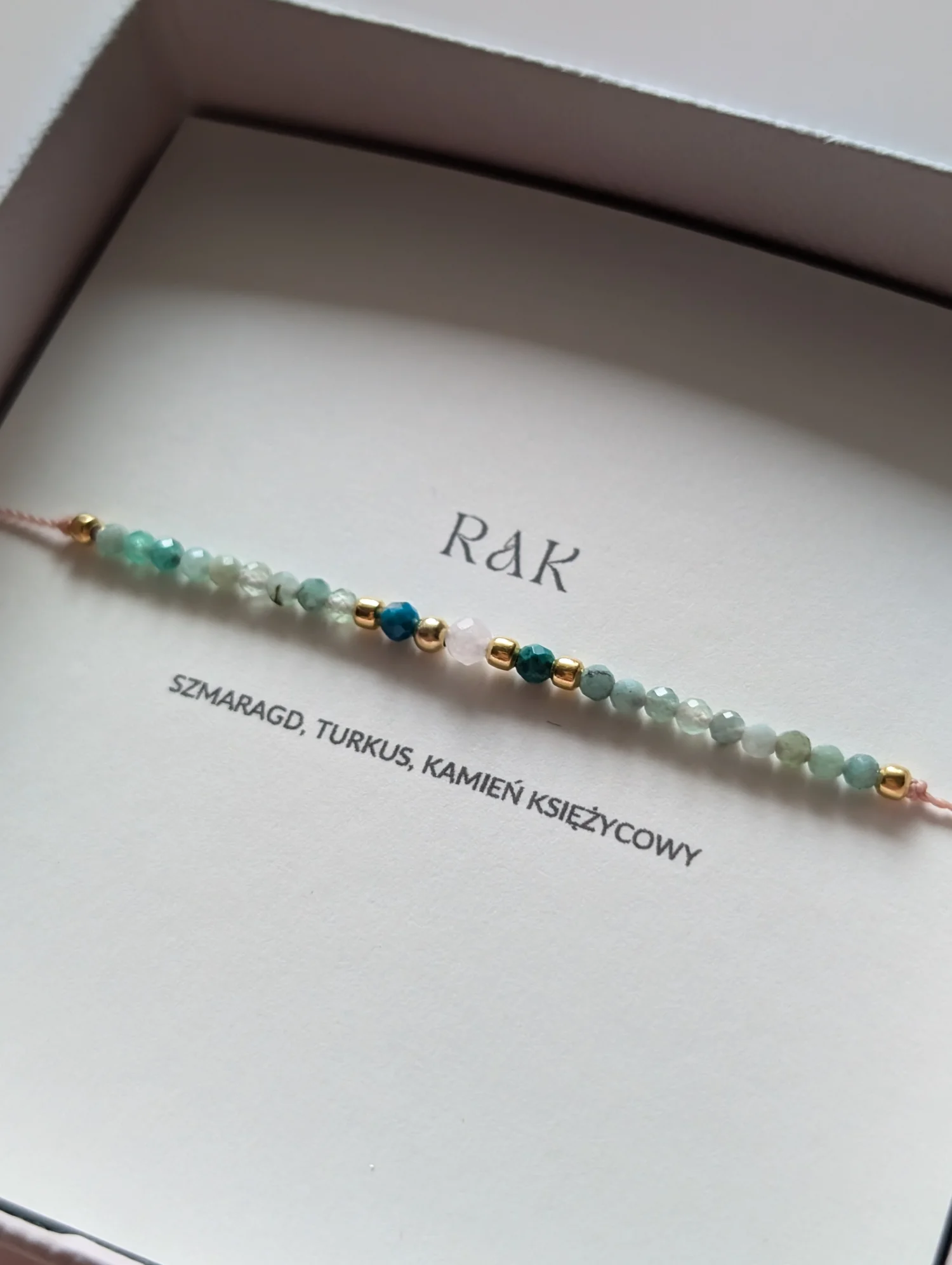 Rak - Bransoletka znak zodiaku 