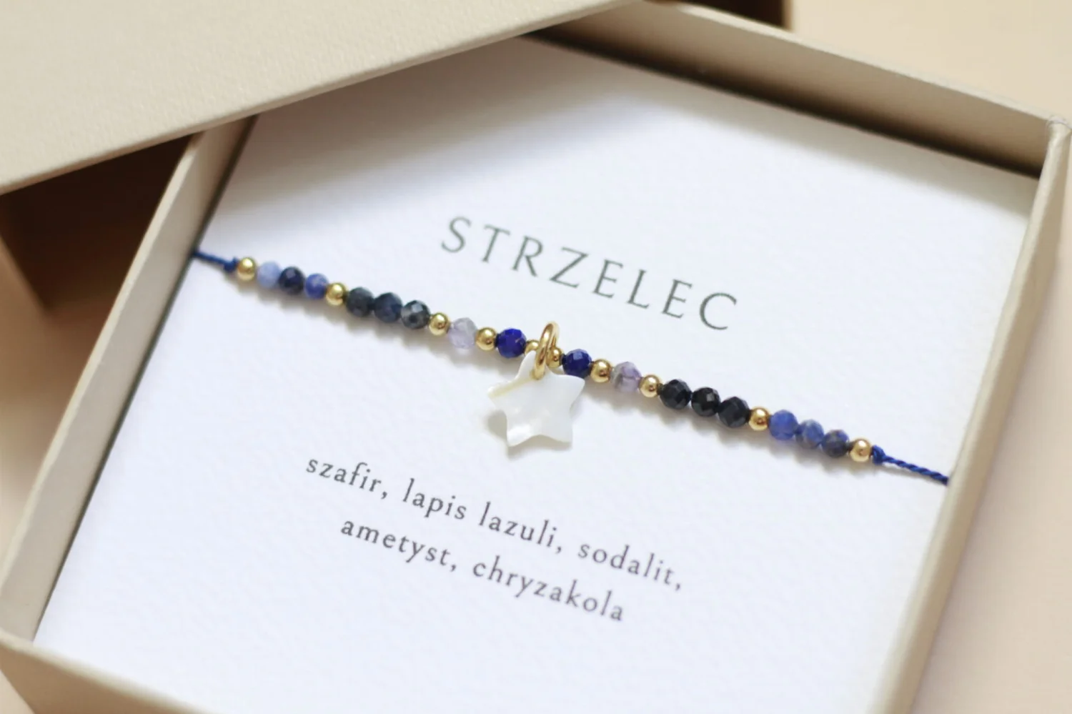 Strzelec - Bransoletka znaku zodiaku 