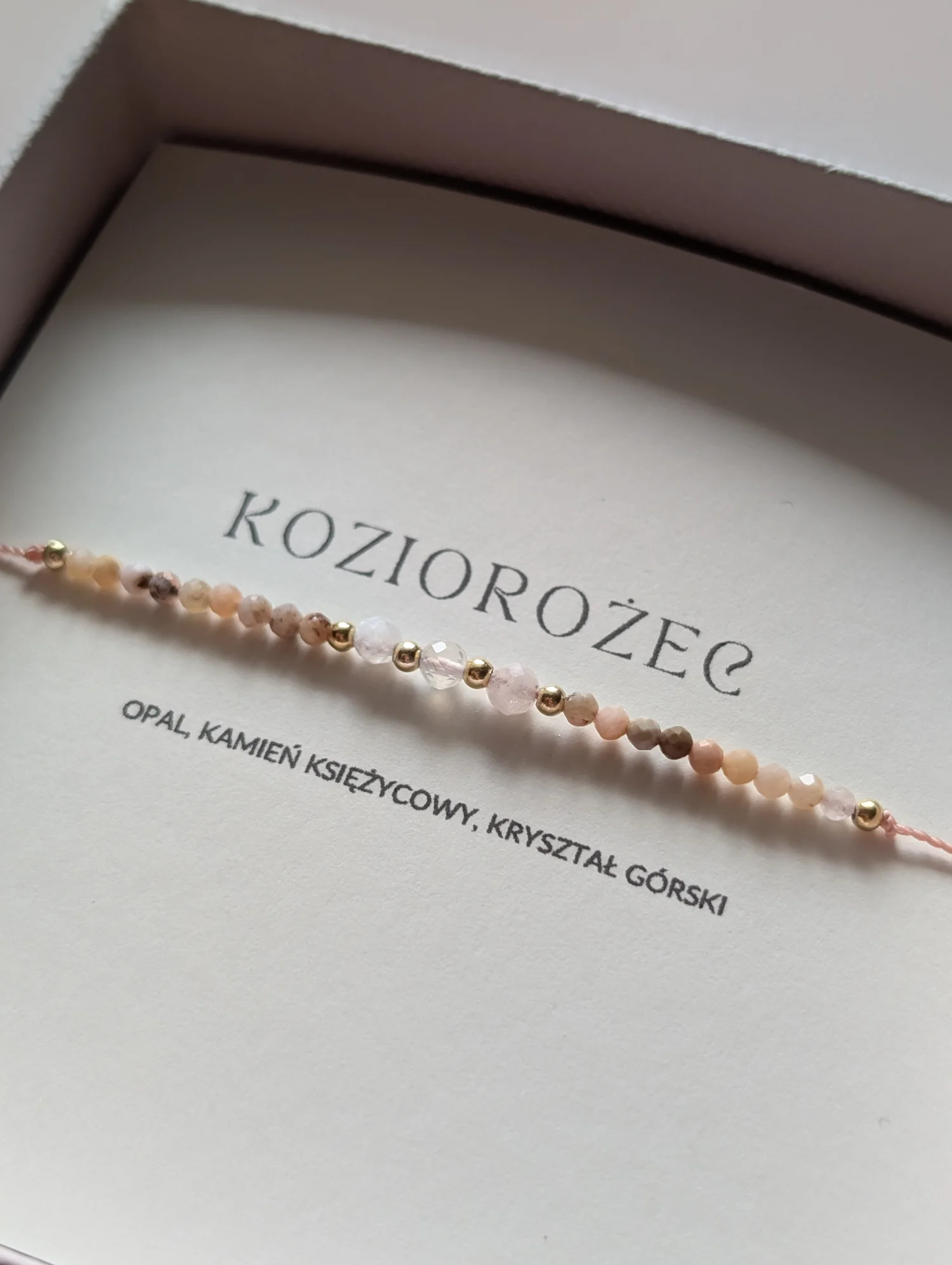 Koziorożec - Bransoletka znaku zodiaku 