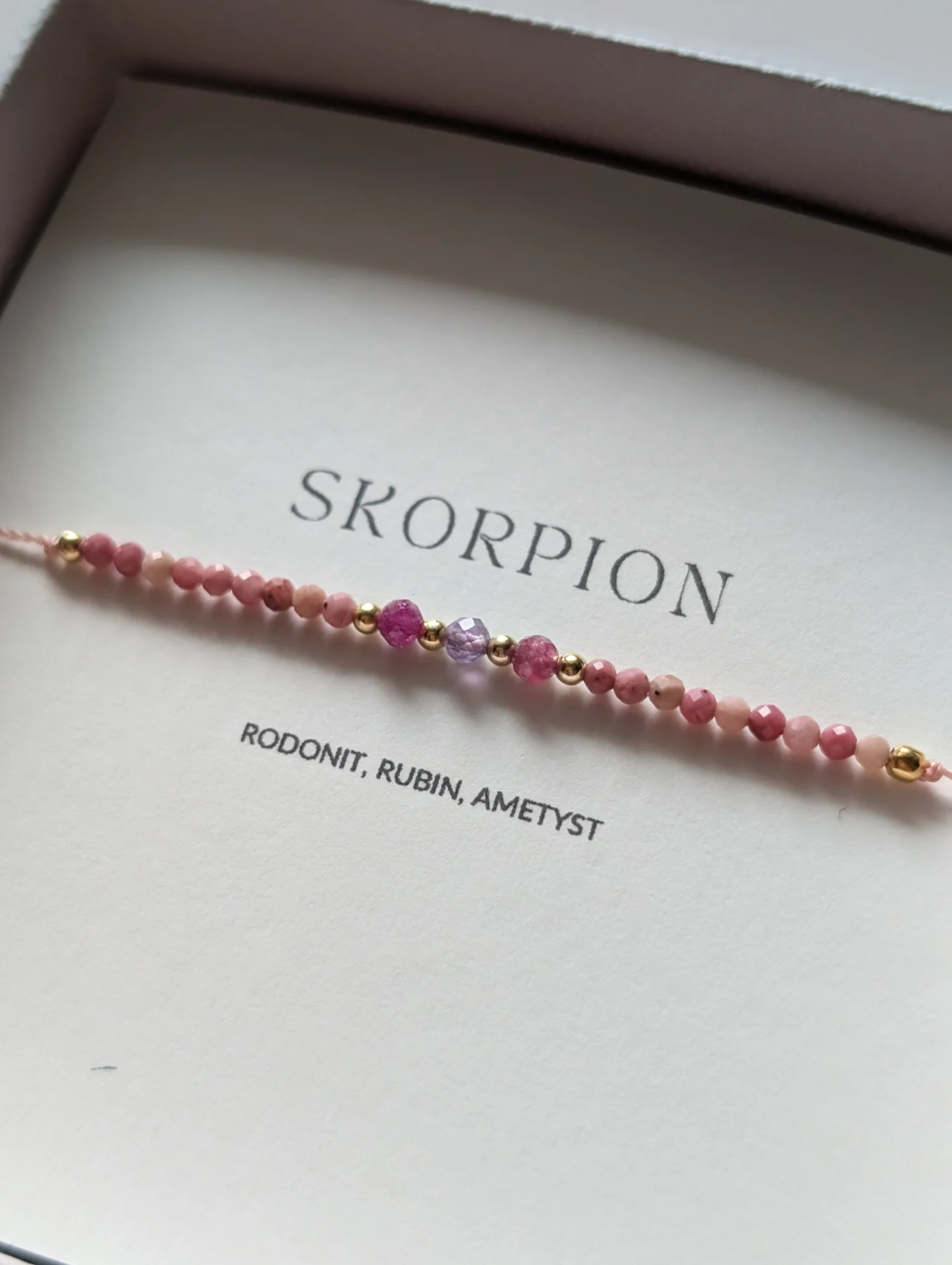 Skorpion - Bransoletka znaku zodiaku 